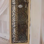 custom iron door panel