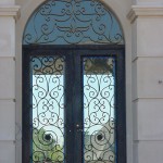 custom iron house door