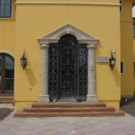custom iron house door 2
