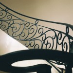 custom iron panel stairs 6