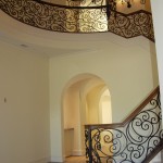 custom iron stair balcony 9