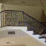 custom iron stair panels 2