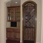 custom iron wine door 3