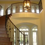 iron stair case