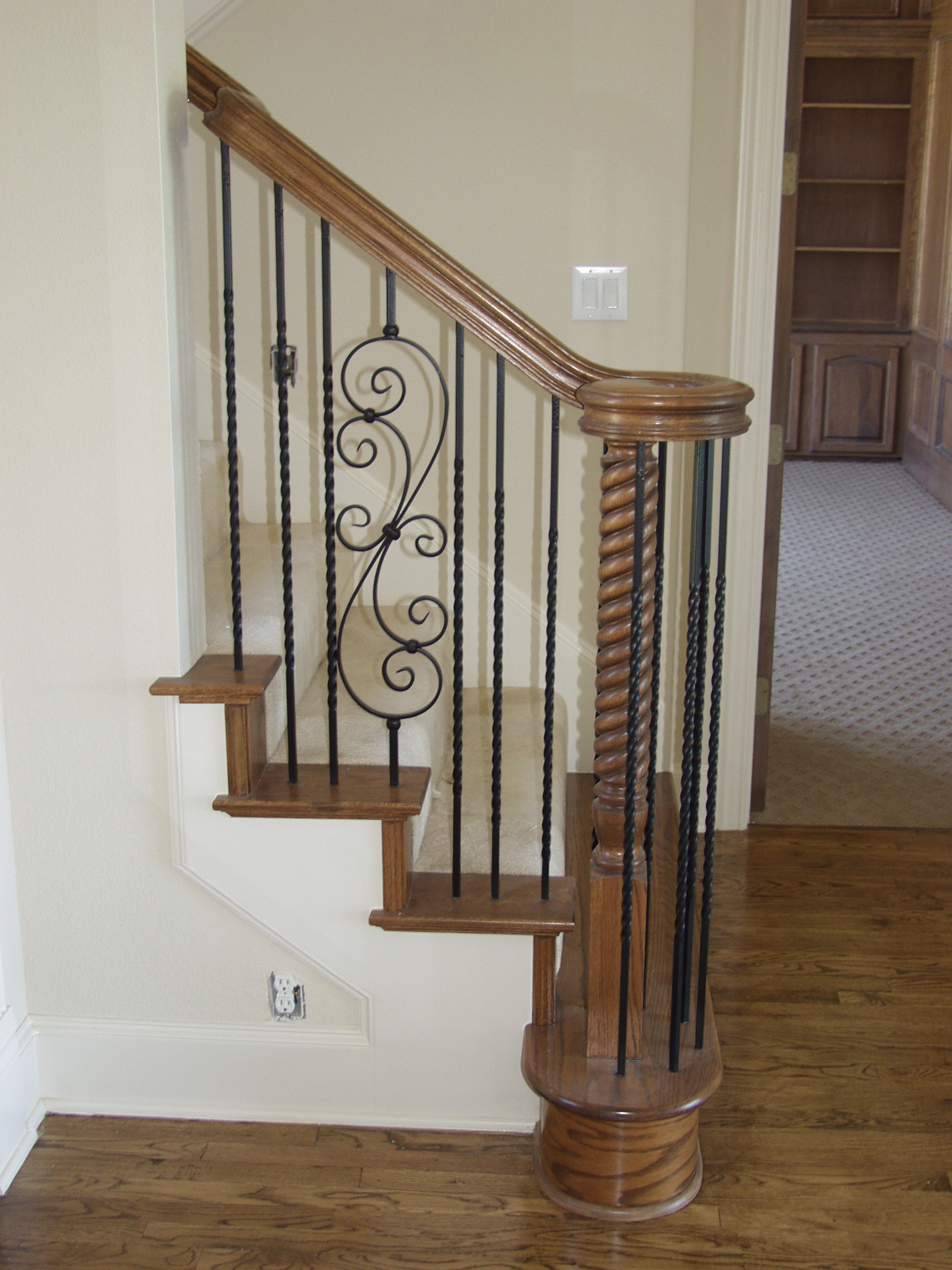 Long Twist Balusters & Spiral Scrolls House of Stair and