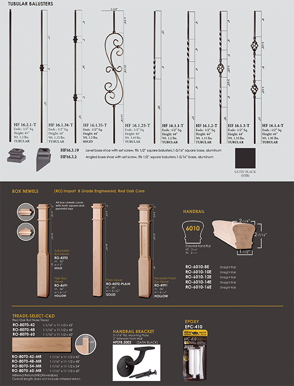 Atlanta Warehouse Catalog of Stair Parts House of Stair
