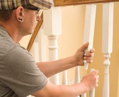 Remove Cut Wood Balusters