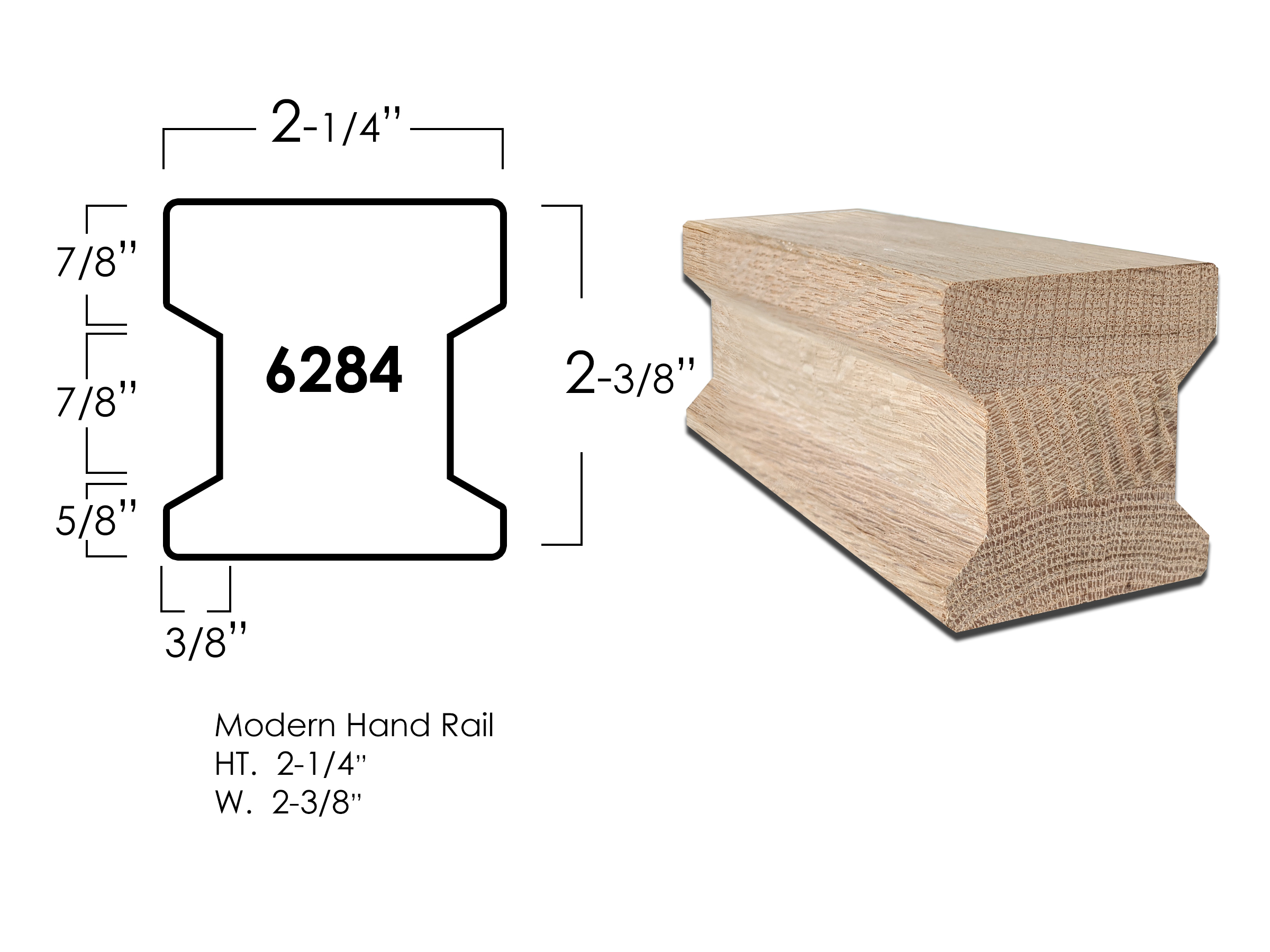 6284 Profile Specs House Of Forgings Stair And Railing Products 6284-profile-specs-house-of-forgings-stair-and-railing-products