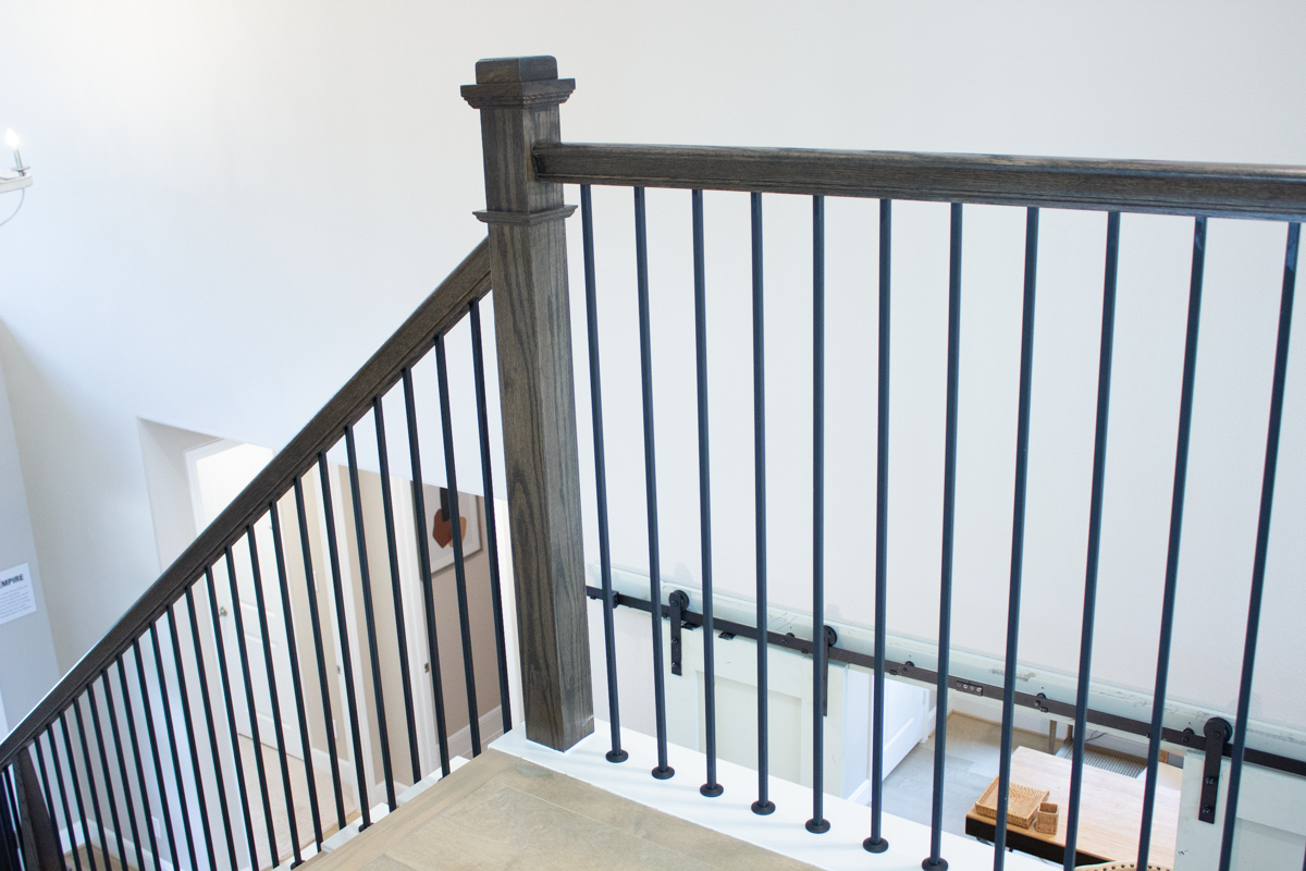 Versatile Series Plain Bar, 4191 newel Post, 6084 Handrail