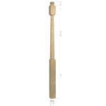 3042 - 3" x 60" Wooden Newel Post - Post to Post - Rohe