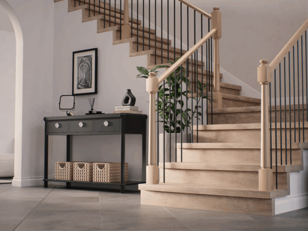 3045 - 3" x 60" Wooden Newel Post - Post to Post - Rohe