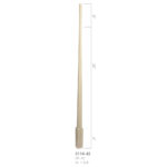 5114-42 - 1.75" x 42" Wooden Baluster - Rohe