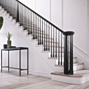 3010 - 3" x 42" Wooden Newel Post - Pin Top - Rohe