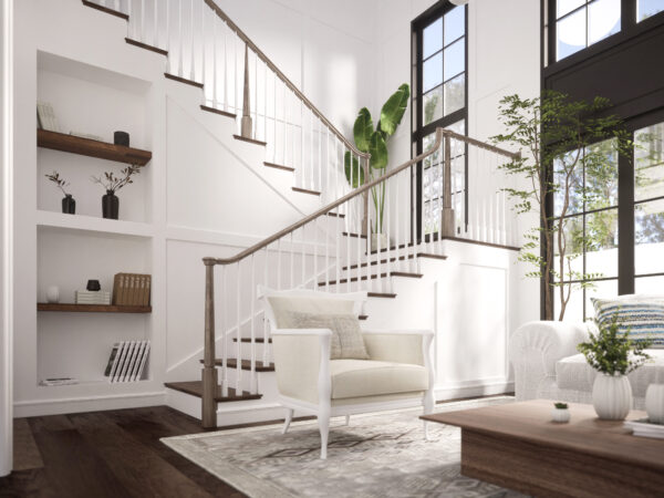 3010 - 3" x 42" Wooden Newel Post - Pin Top - Rohe