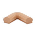 7611 Level Quarter Turn Wood Handrail Fitting