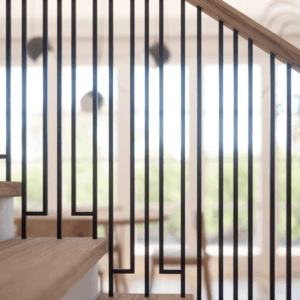 16.9.3 Level Double Leg Iron Baluster