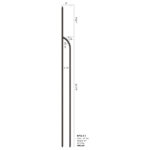 16.9.1 Rounded Double Leg Iron Baluster