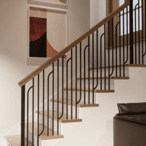 16.9.1 Curved Double Leg Iron Baluster