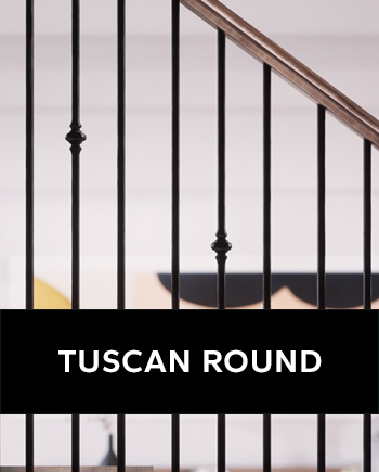 Tuscan Round Hammered Iron Balusters Tuscan Round Hammered Iron Balusters